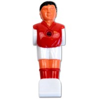 Kickerfigur (Bomber-Home) orange-wei� 13mm