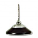 Billardleuchte Lugano Chrom/Schwarz