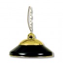 Billardleuchte Lugano Messing/Gr�n