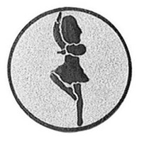 Emblem MAG045 Karneval-Frau