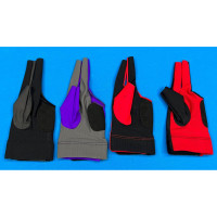 Billardhandschuh The Stroke - grau/schwarz - rechte Hand