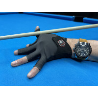 Billardhandschuh The Stroke Nova Grip - grau/schwarz - linke Han