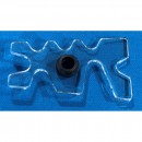Queuebrcke Slip on PVC durchsichtig