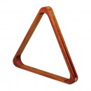 Dreieck Holz dunkel mit Messing
