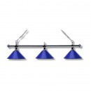 Billardleuchte London Chrom/Blau